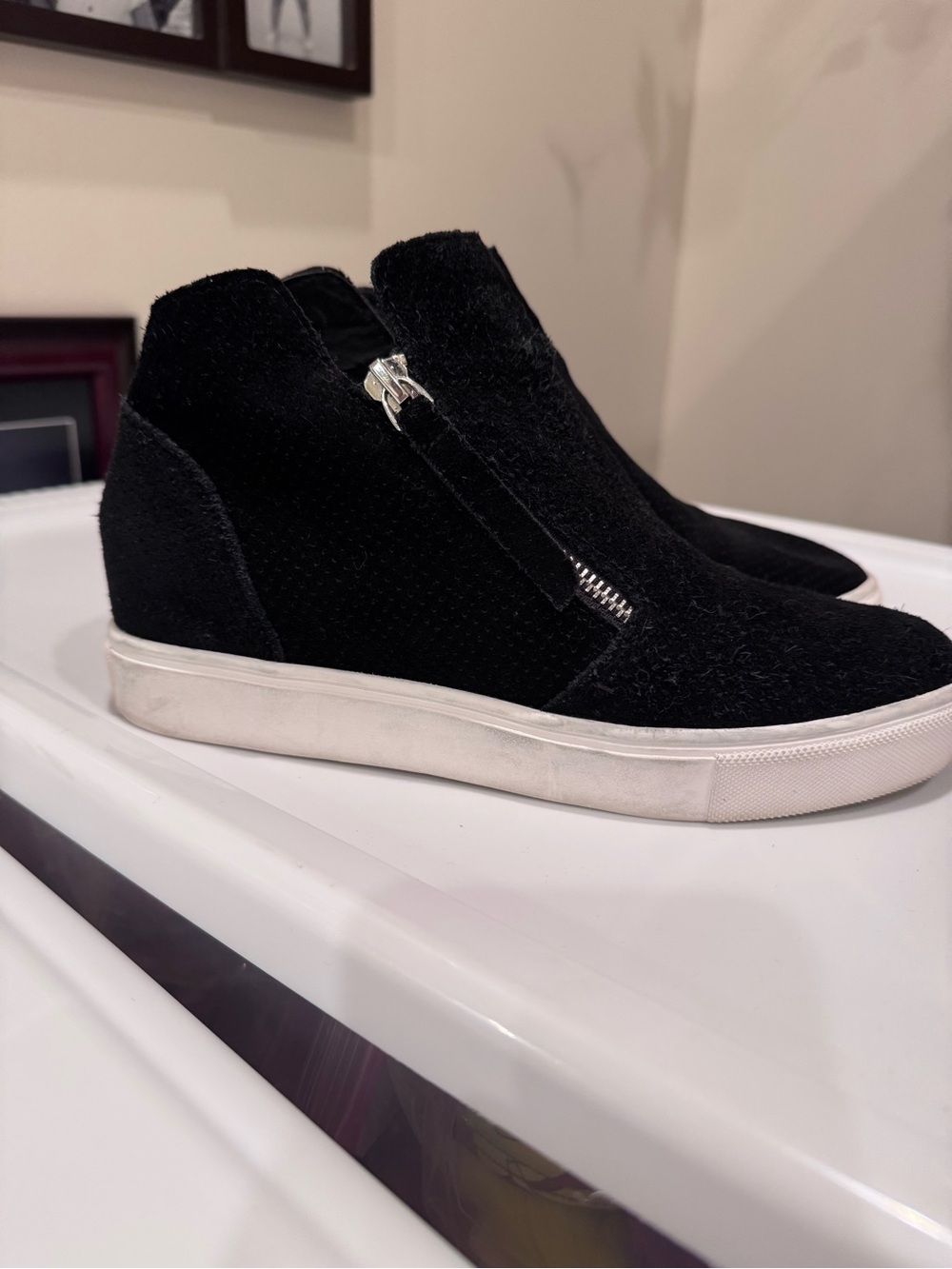 Steve Madden Caliber High Top Sneaker size 8.5 - Picture 2 of 12